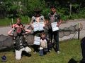 zupa się wylała - SENIORZY - 1 m-ce Krzysztof Szulga ( z prawej) 2 m-ce Bogdan Gąska  ( po środku), 3 m-ce Marek Pawlik ( z lewej ) Mistrz Juniorów - Alex Hanysz ; Mistrz Kadetów - Adrian Hanysz


